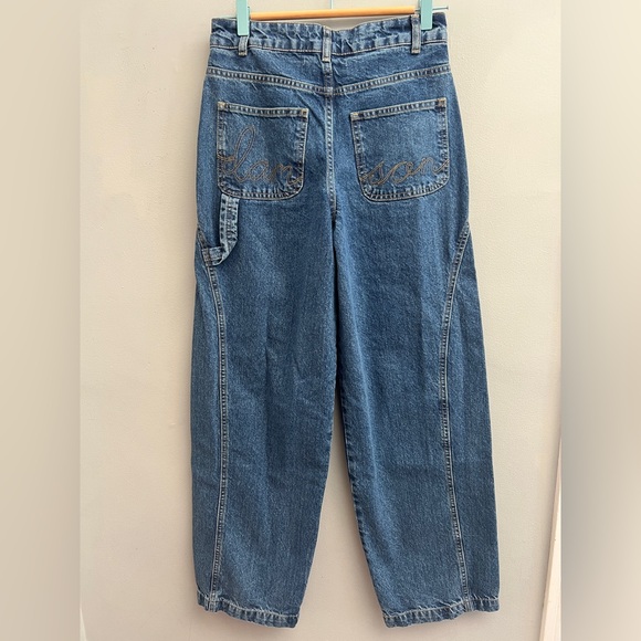 *New* Damson Madder Women's Dion Jeans in Dirty Wash, Size 8 (fit like a 6) - Picture 3 of 6